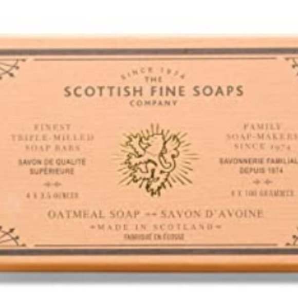 Scottish Fine Soaps Oatmeal Soap 4 X 100g each with Box Made in Scotland NIB - Picture 2 of 2